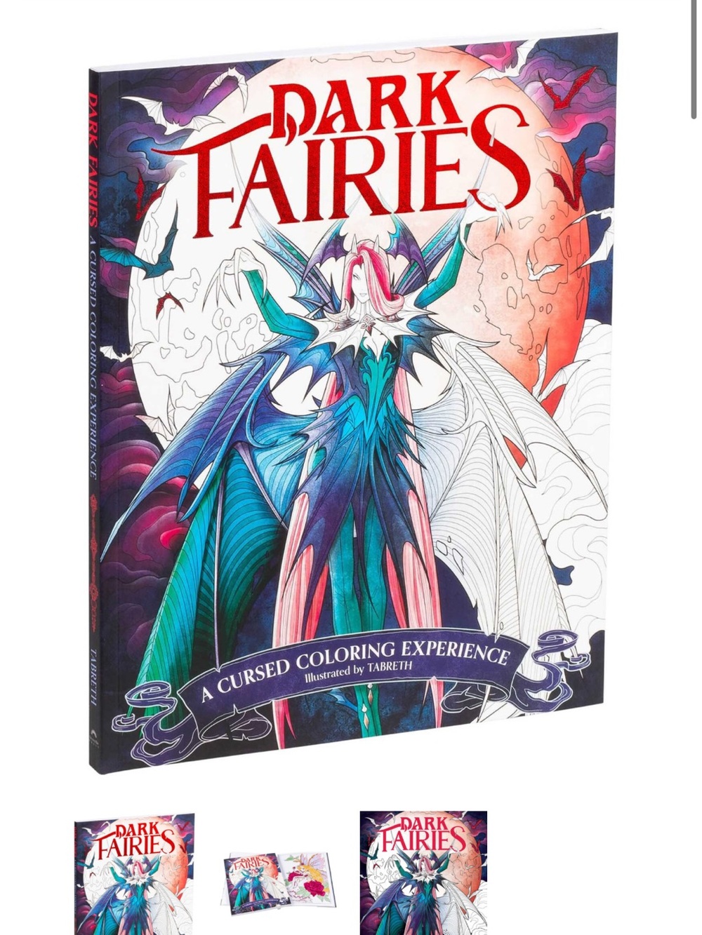 BN DARK FAIRIES A CURSED COLORING EXPERIENCE COLORING BOOK ADULTS